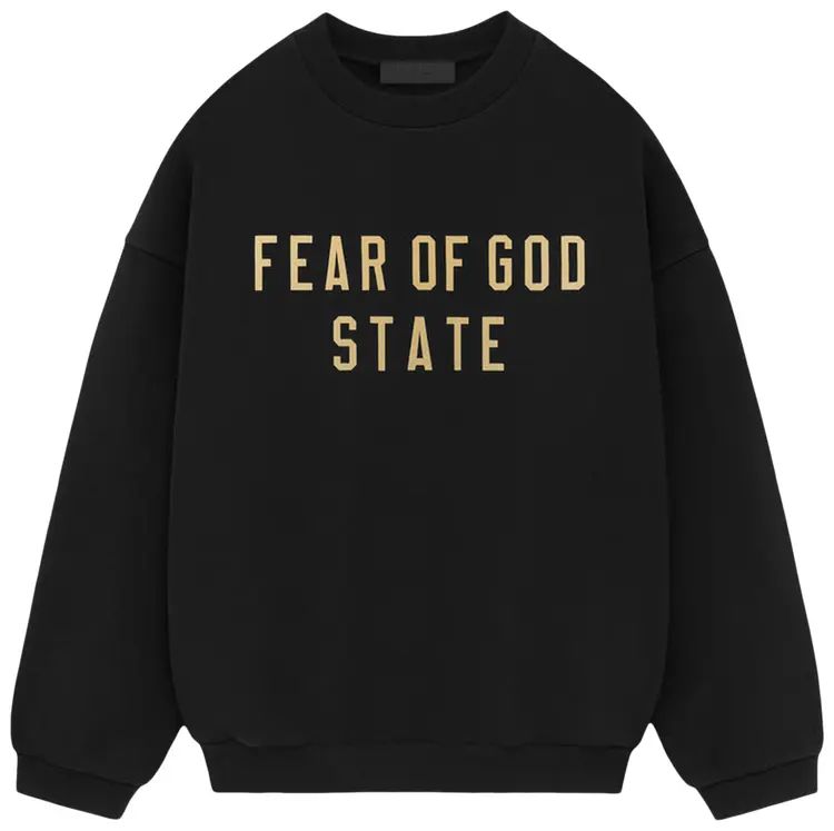Fear of God Fear of God Essentials Fleece Crewneck Black product image